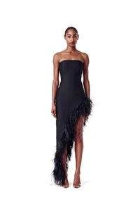 Vestido Raquel Plumas