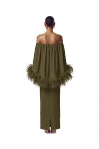 Vestido Versalhes Plumas