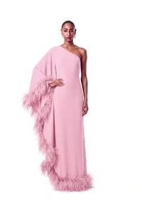 Vestido Florença Plumas