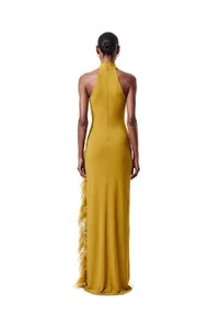 Vestido London Plumas