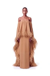 Vestido Lille Plumas