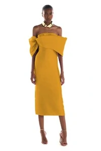 Vestido Aurora Midi Crepe PE