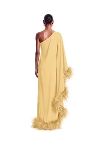 Vestido Florença Plumas