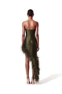 Vestido New Ana Plumas