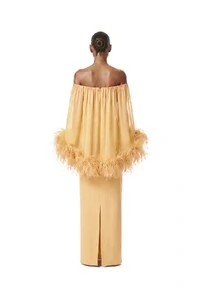 Vestido Versalhes Plumas