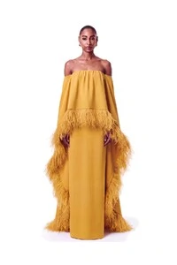 Vestido Lille Plumas