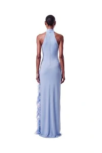 Vestido London Plumas