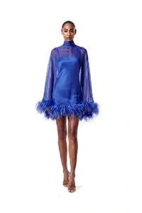 Vestido Fênix Curto Plumas