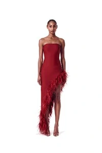 Vestido Raquel Plumas