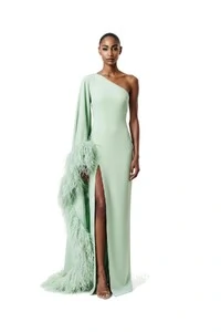 Vestido Celta Plumas