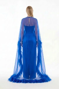 Vestido Alba com Capa Longo