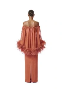 Vestido Versalhes Plumas