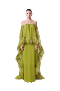Vestido Lille Plumas