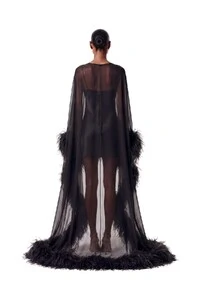 Vestido New Fênix Plumas
