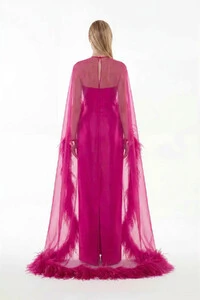 Vestido Alba com Capa Longo