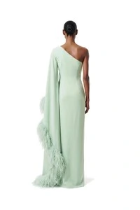 Vestido Celta Plumas