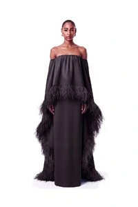 Vestido Lille Plumas