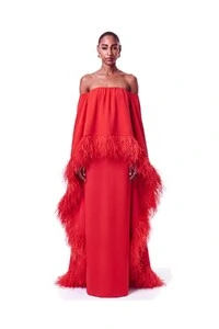 Vestido Lille Plumas