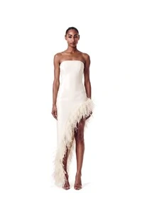 Vestido Raquel Plumas