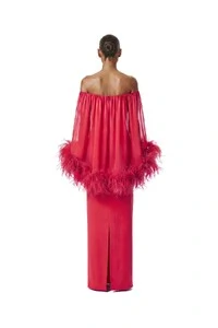 Vestido Versalhes Plumas