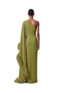 Vestido Celta Plumas
