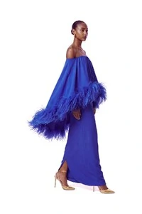 Vestido Versalhes Plumas