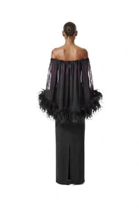Vestido Versalhes Plumas
