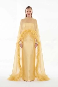 Vestido Alba com Capa Longo