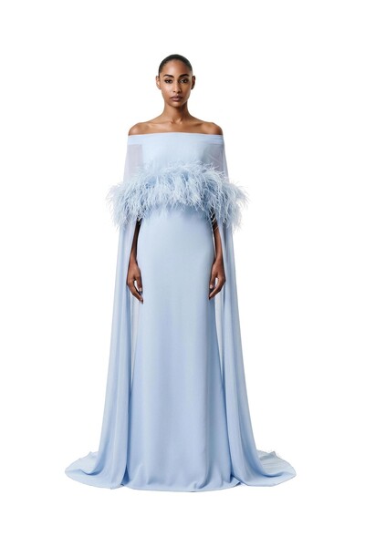 Foto Vestido Selene Plumas