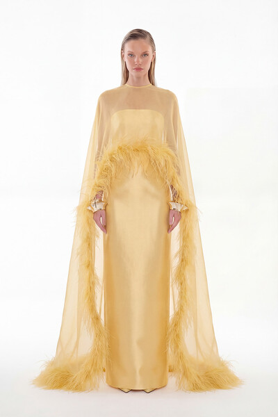 Foto Vestido Alba com Capa Longo