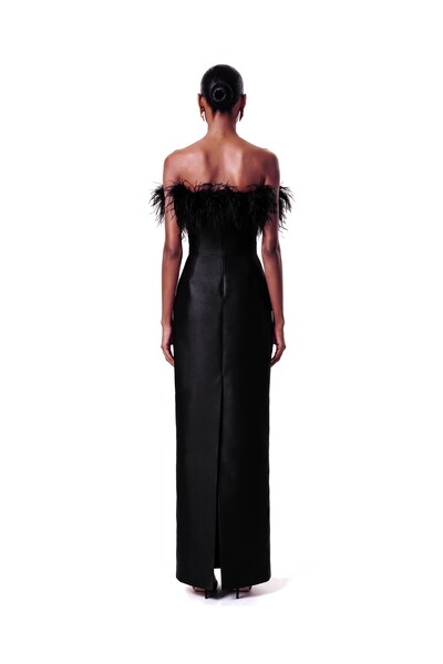 Foto Vestido New Alba Longo Plumas Top