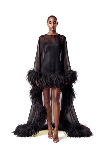 Foto Vestido New Fênix Plumas