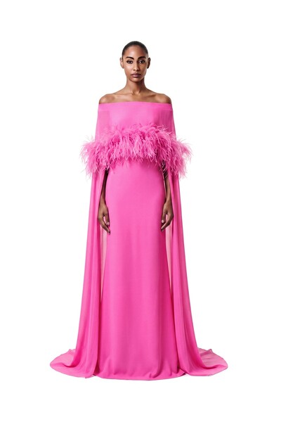 Foto Vestido Selene Plumas