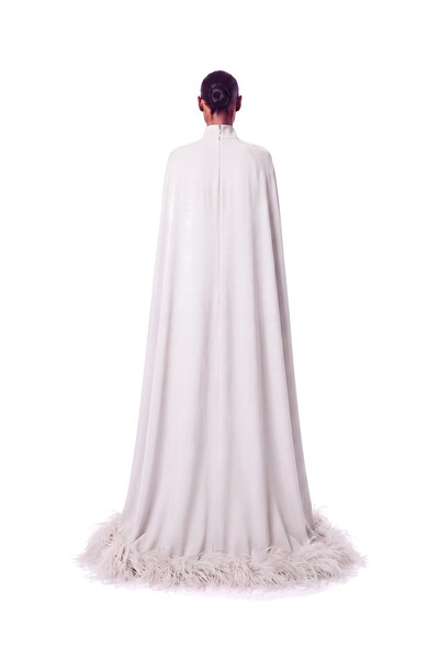 Foto Vestido Morgana Plumas