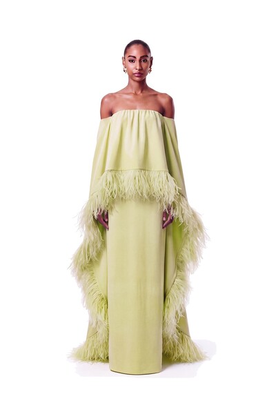 Foto Vestido Lille Plumas