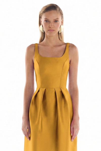 FotoVestido Alexa Midi Crepe Acetinado PE