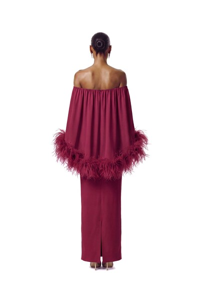 Foto Vestido Versalhes Plumas
