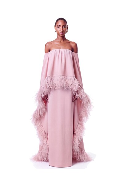 Foto Vestido Lille Plumas