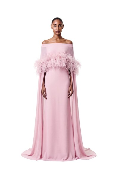 Foto Vestido Selene Plumas