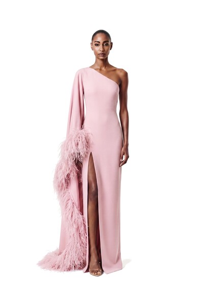 Foto Vestido Celta Plumas