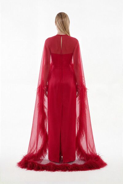 Foto Vestido Alba com Capa Longo