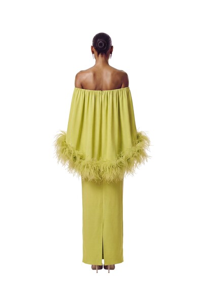 Foto Vestido Versalhes Plumas