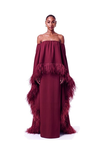 Foto Vestido Lille Plumas