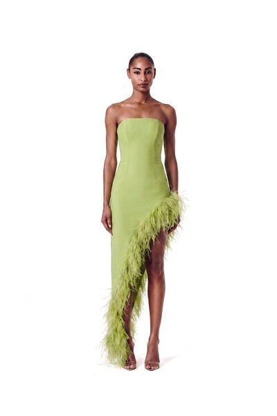 Foto Vestido Raquel Plumas