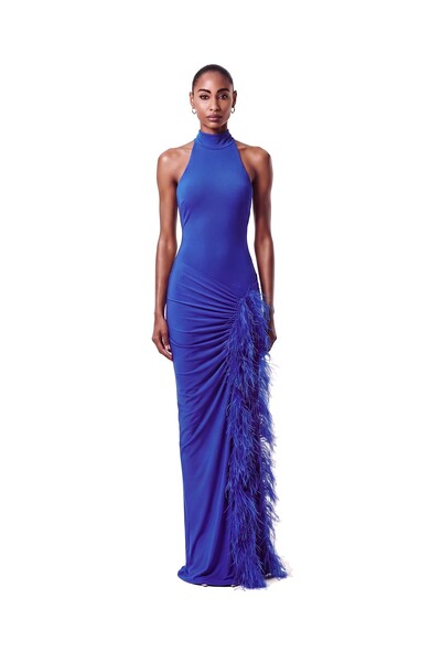 Foto Vestido London Plumas