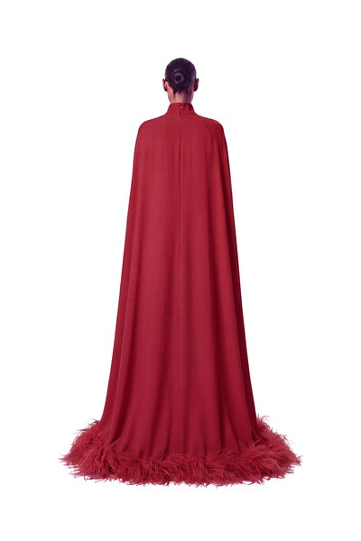 Foto Vestido Morgana Plumas