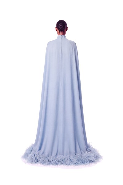 Foto Vestido Morgana Plumas