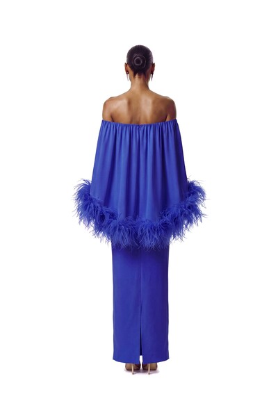 Foto Vestido Versalhes Plumas