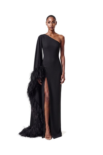 Foto Vestido Celta Plumas
