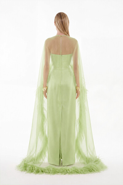 Foto Vestido Alba com Capa Longo